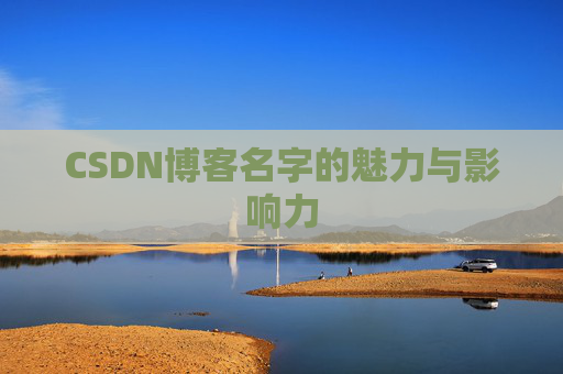 CSDN博客名字的魅力与影响力